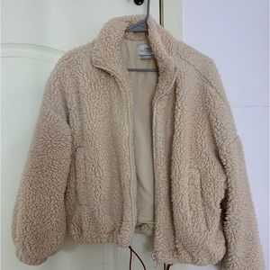 Urban outfitters fuzzy jacket